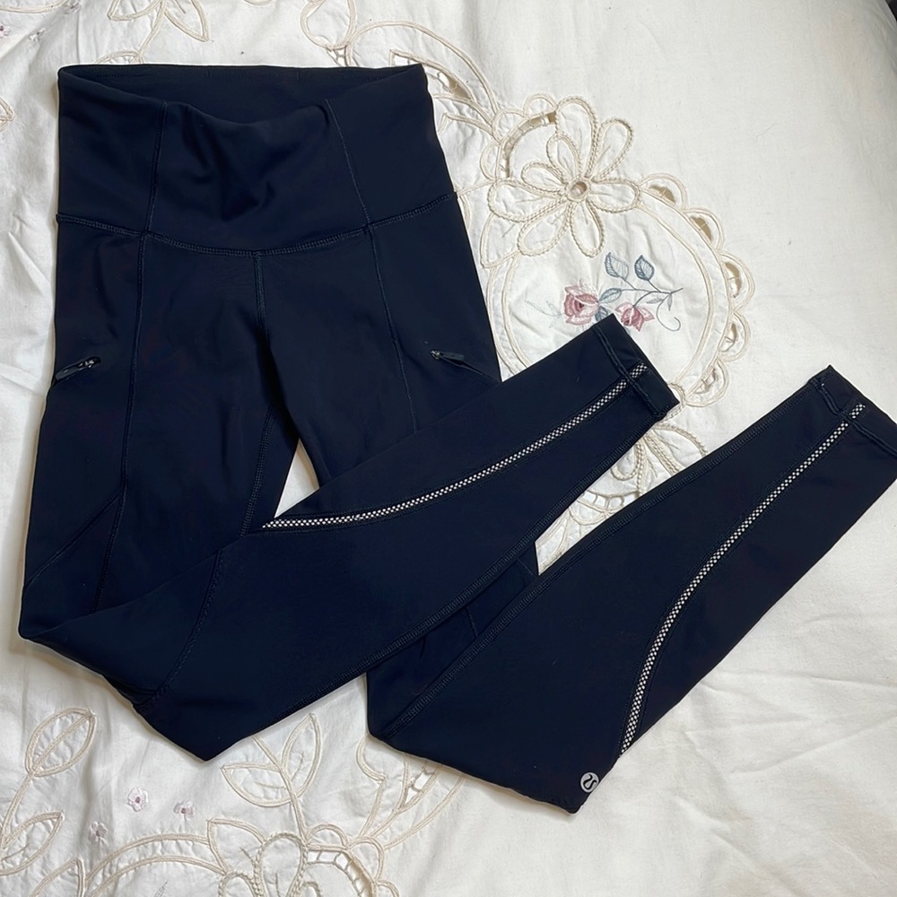 Lululemon Pocketed Full Length Reflective Full Length Leggings